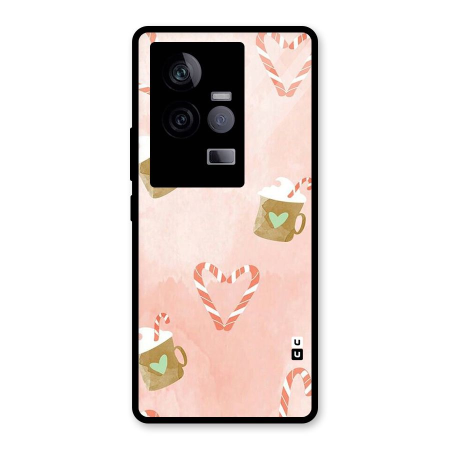 Coffee And Candies Glass Back Case for Vivo iQOO 11 5G