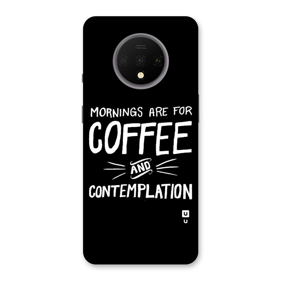 Coffee And Contemplation Back Case for OnePlus 7T
