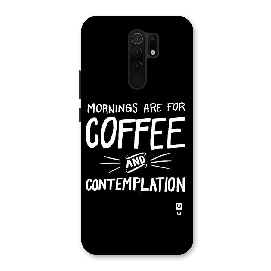 Coffee And Contemplation Back Case for Poco M2