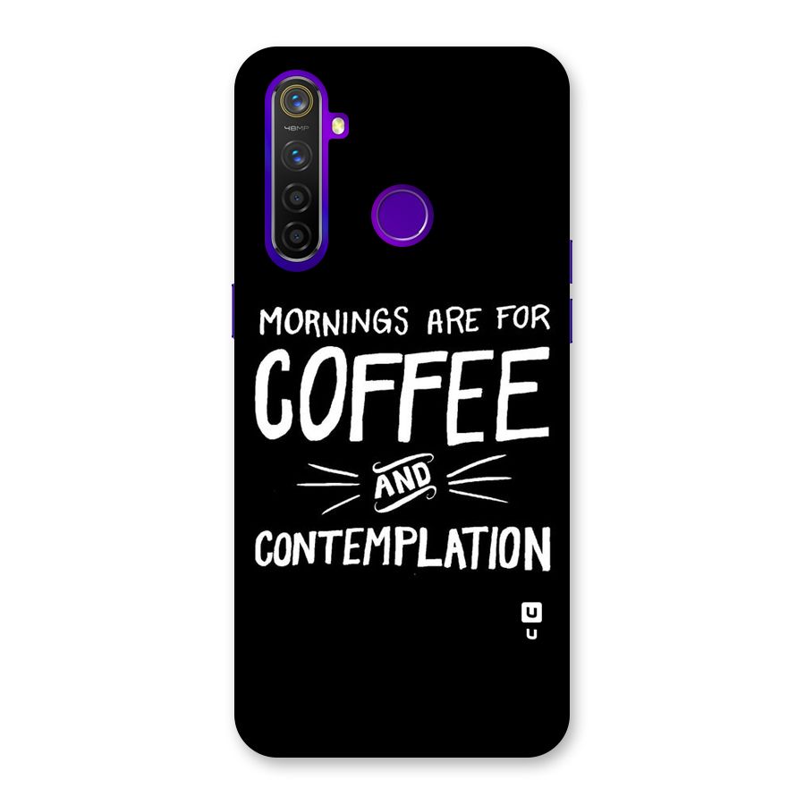 Coffee And Contemplation Back Case for Realme 5 Pro
