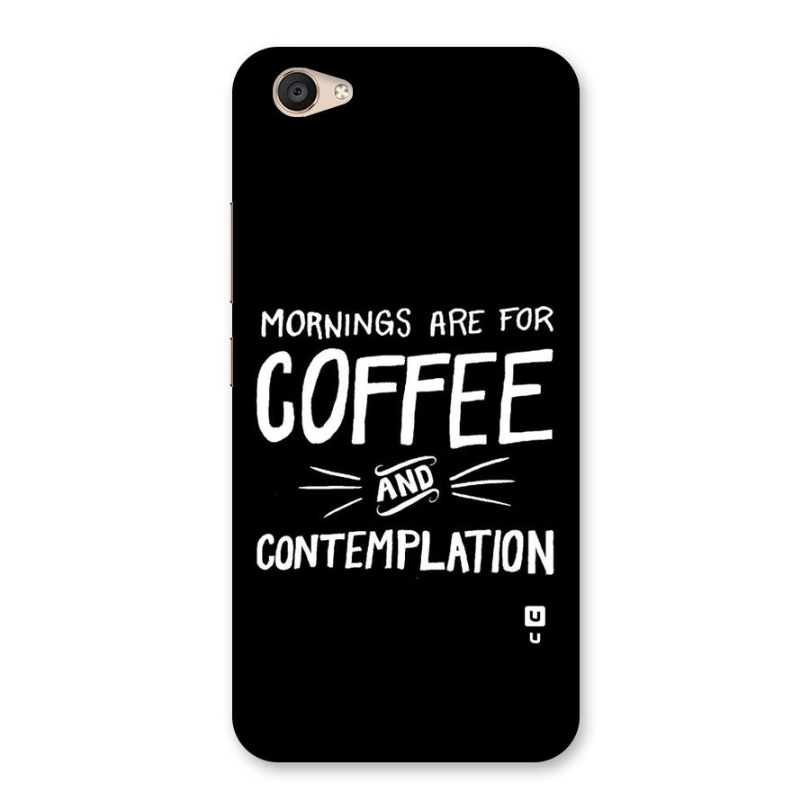 Coffee And Contemplation Back Case for Vivo V5 Plus