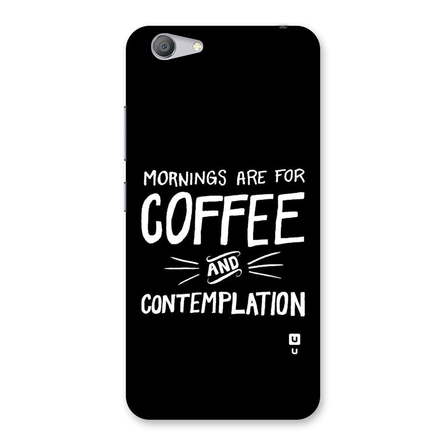Coffee And Contemplation Back Case for Vivo Y53