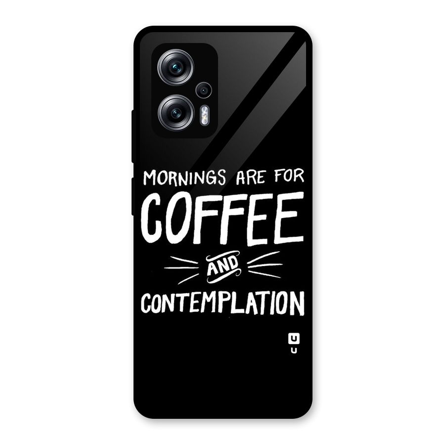 Coffee And Contemplation Glass Back Case for Redmi K50i