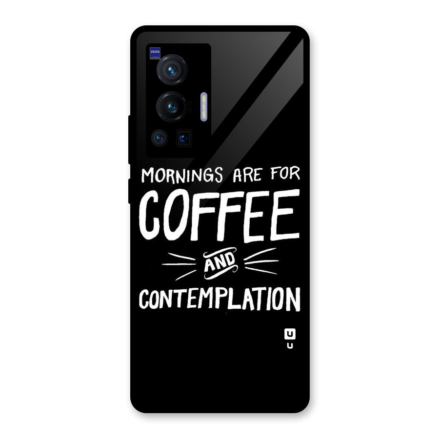 Coffee And Contemplation Glass Back Case for Vivo X70 Pro