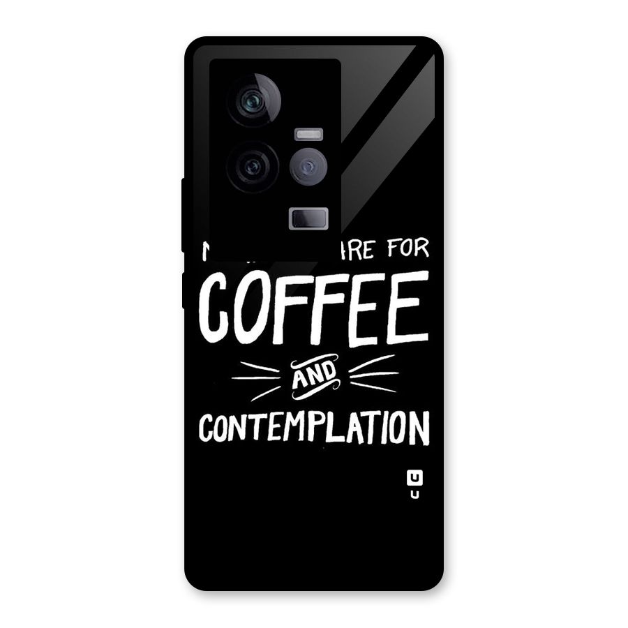 Coffee And Contemplation Glass Back Case for Vivo iQOO 11 5G