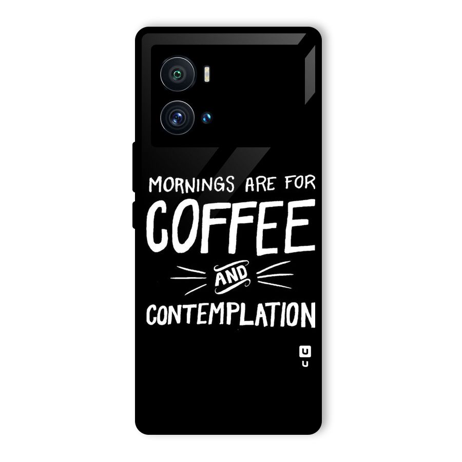 Coffee And Contemplation Glass Back Case for Vivo iQOO 9 Pro