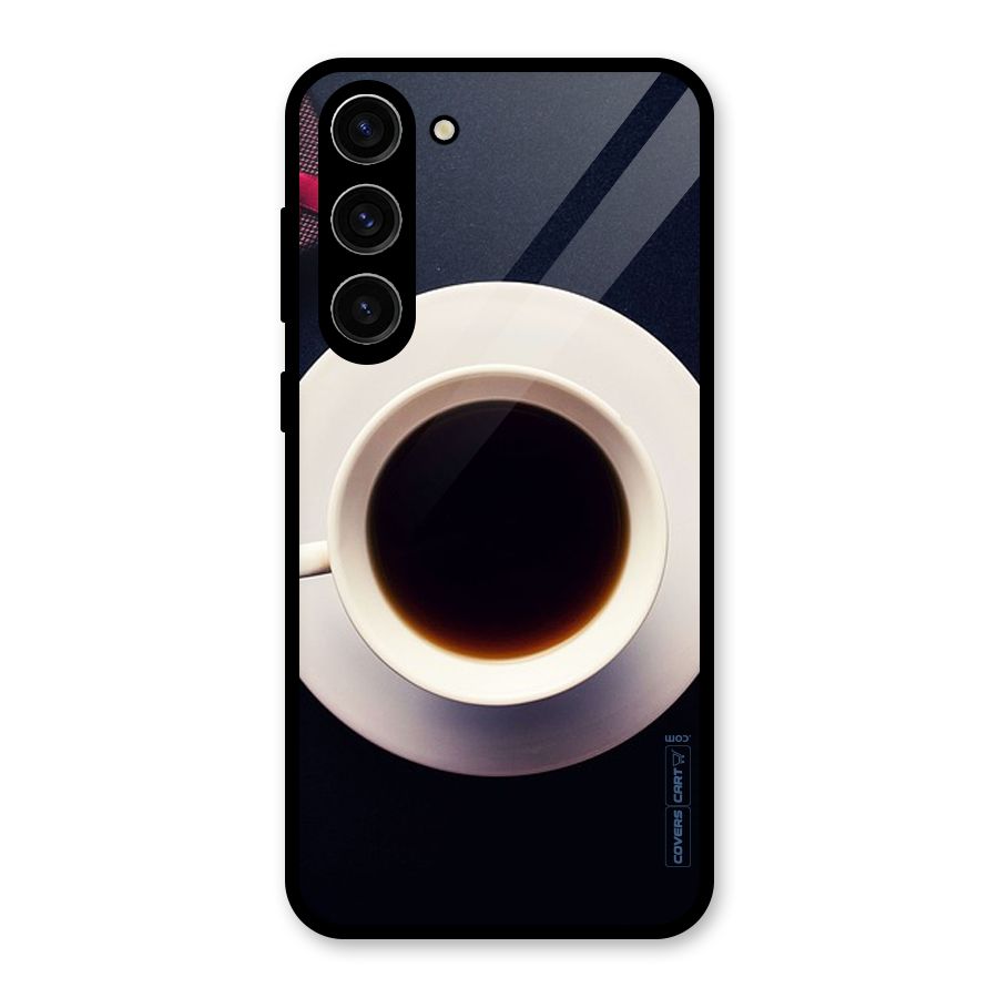 Coffee And Cookies Glass Back Case for Galaxy S23 Plus