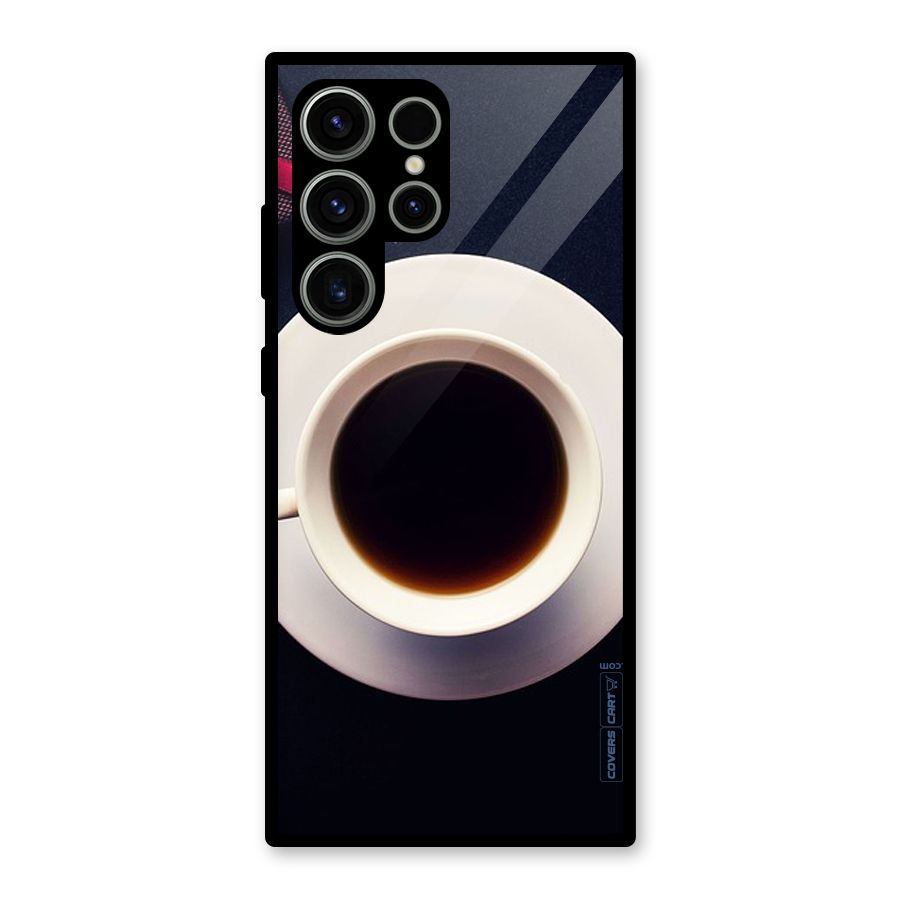 Coffee And Cookies Glass Back Case for Galaxy S23 Ultra