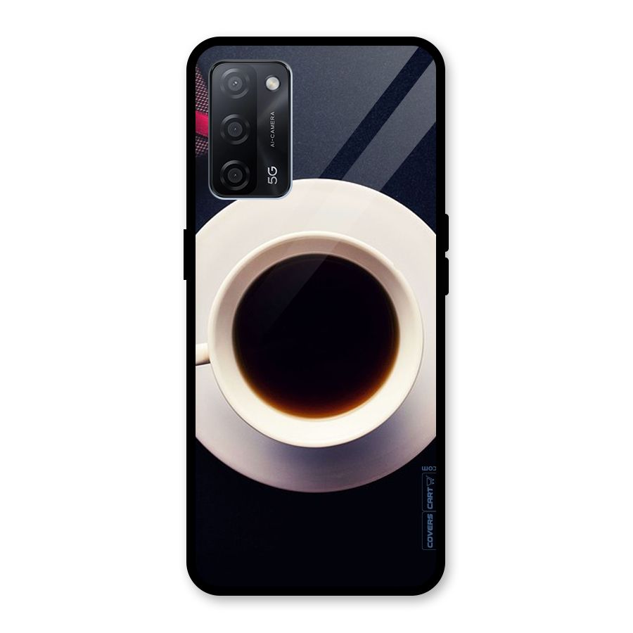 Coffee And Cookies Glass Back Case for Oppo A53s 5G