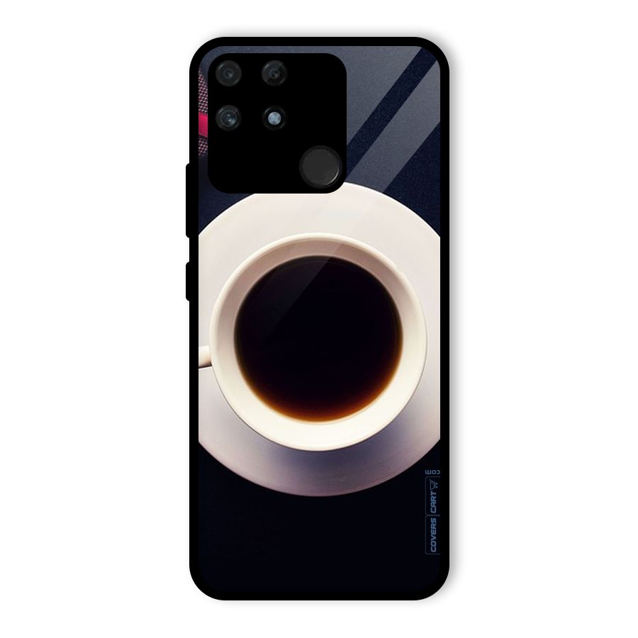 Coffee And Cookies Glass Back Case for Realme Narzo 50A