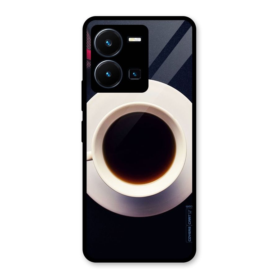 Coffee And Cookies Glass Back Case for Vivo Y35