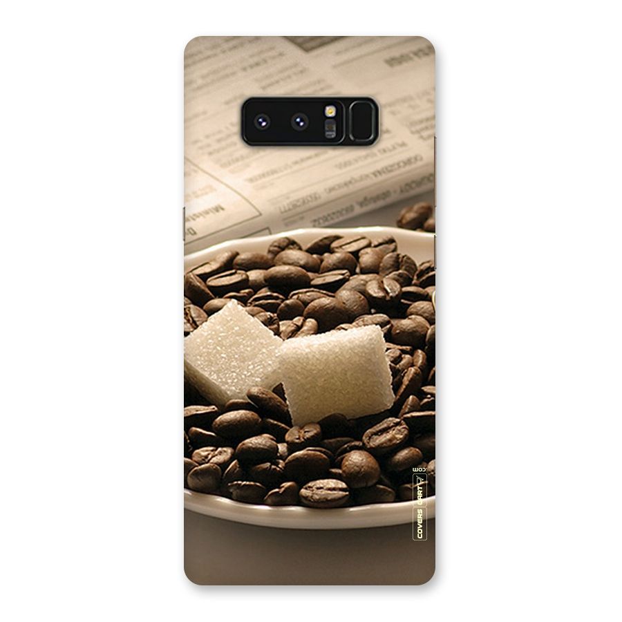 Coffee And Sugar Cubes Back Case for Galaxy Note 8
