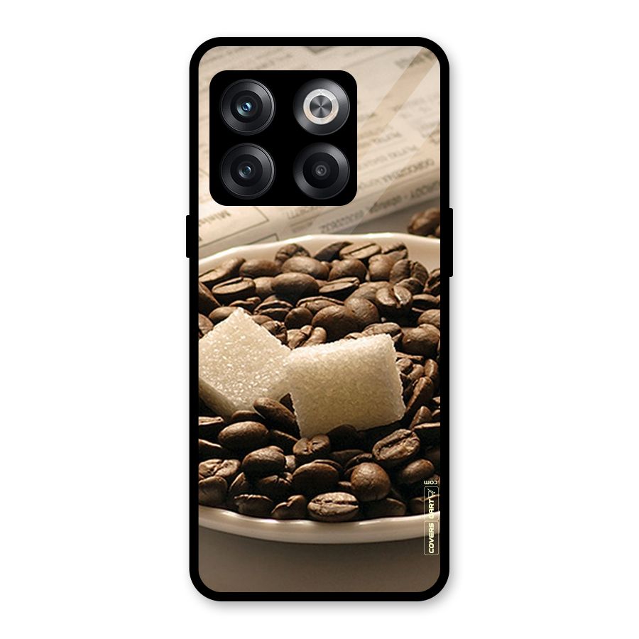 Coffee And Sugar Cubes Glass Back Case for OnePlus 10T