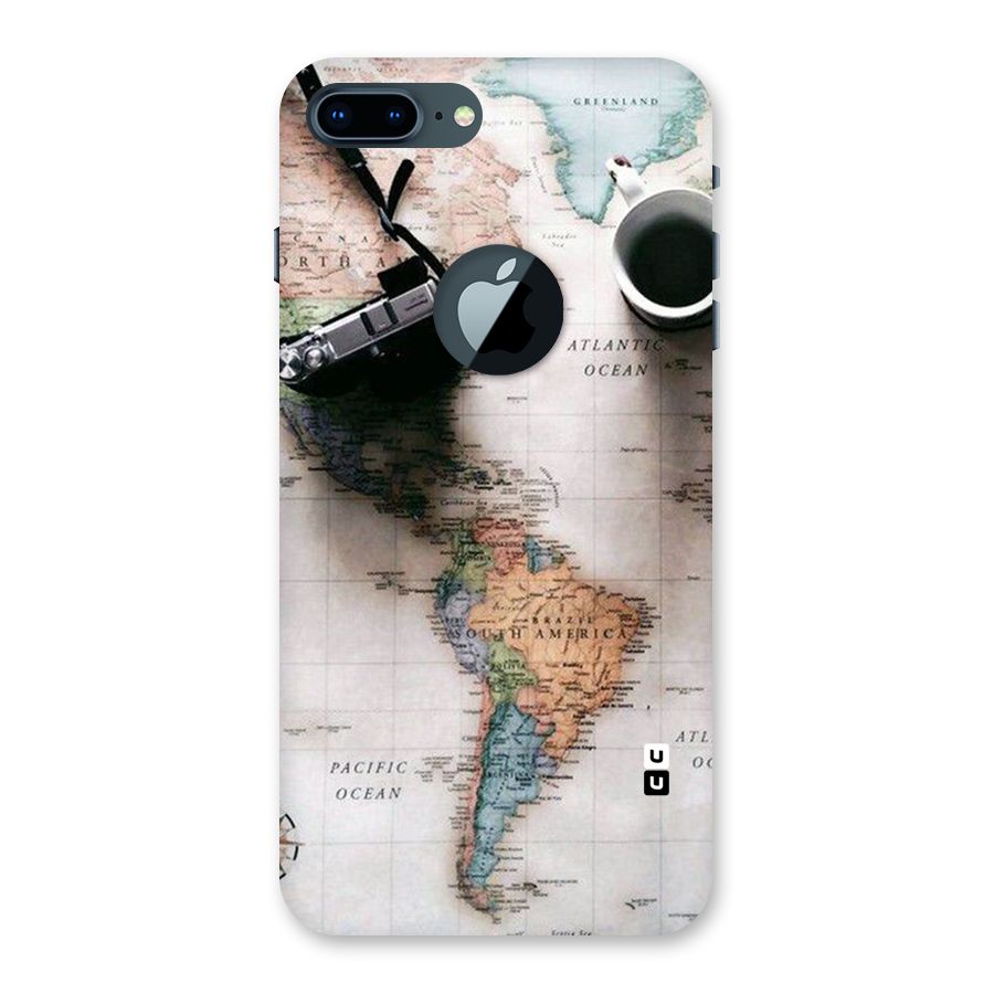 Coffee And Travel Back Case for iPhone 7 Plus Logo Cut