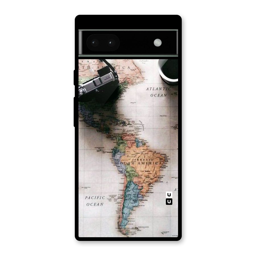Coffee And Travel Glass Back Case for Google Pixel 6a