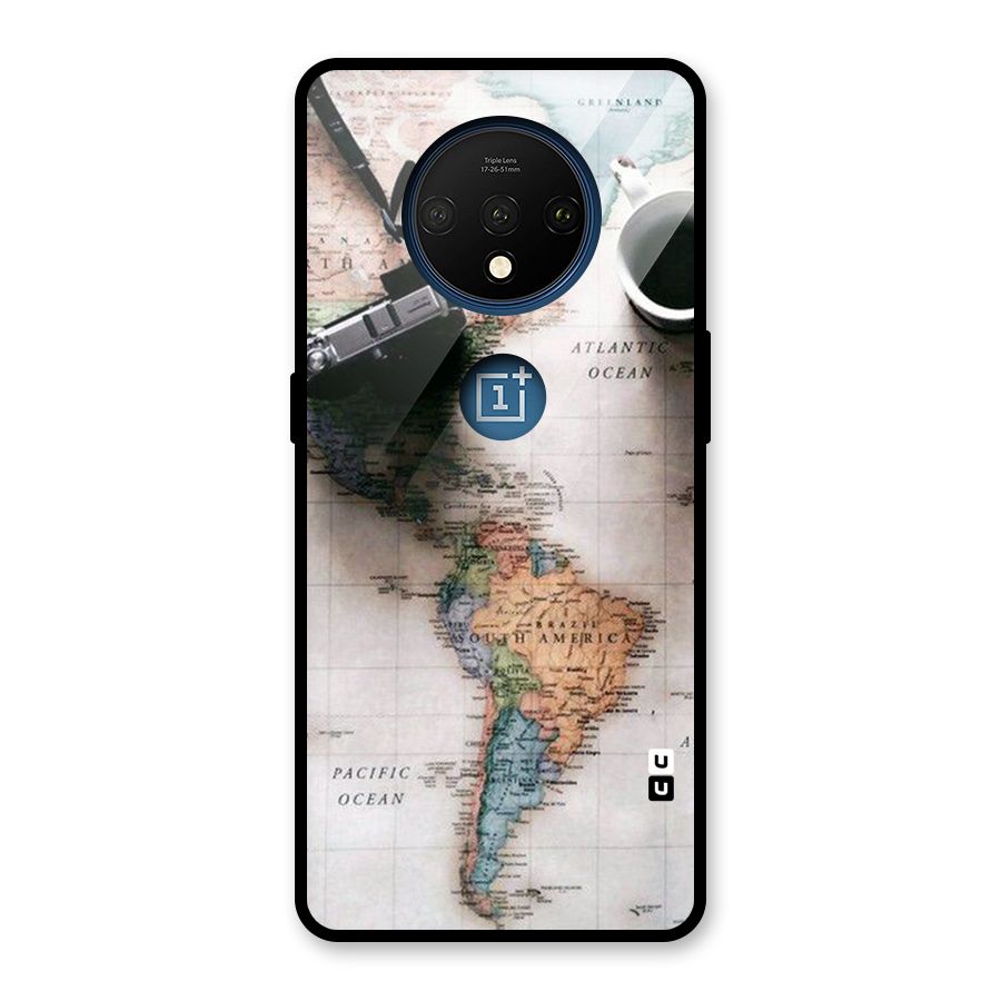 Coffee And Travel Glass Back Case for OnePlus 7T
