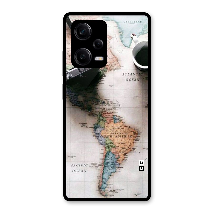 Coffee And Travel Glass Back Case for Redmi Note 12 Pro