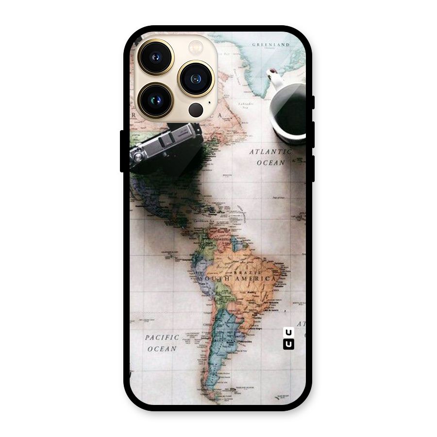 Coffee And Travel Glass Back Case for iPhone 13 Pro Max