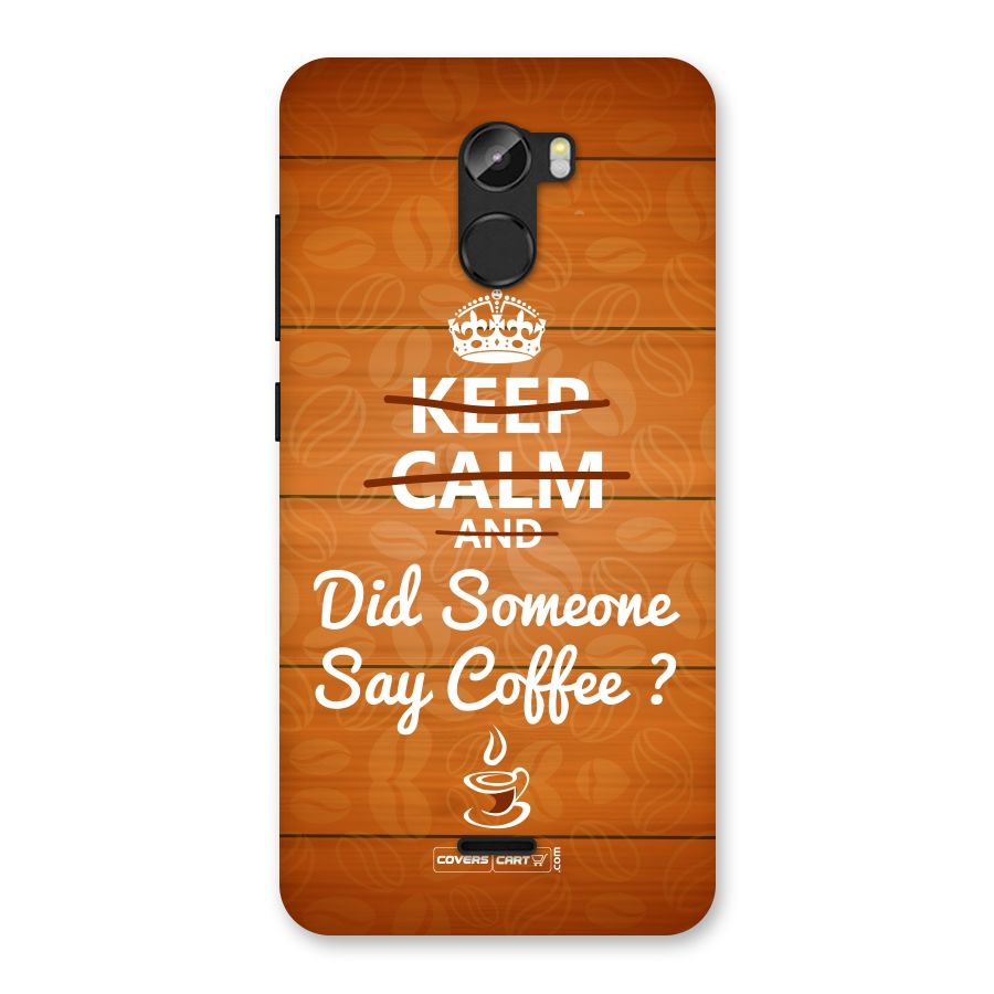 Coffee Ardour Back Case for Gionee X1