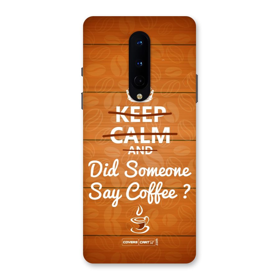 Coffee Ardour Back Case for OnePlus 8