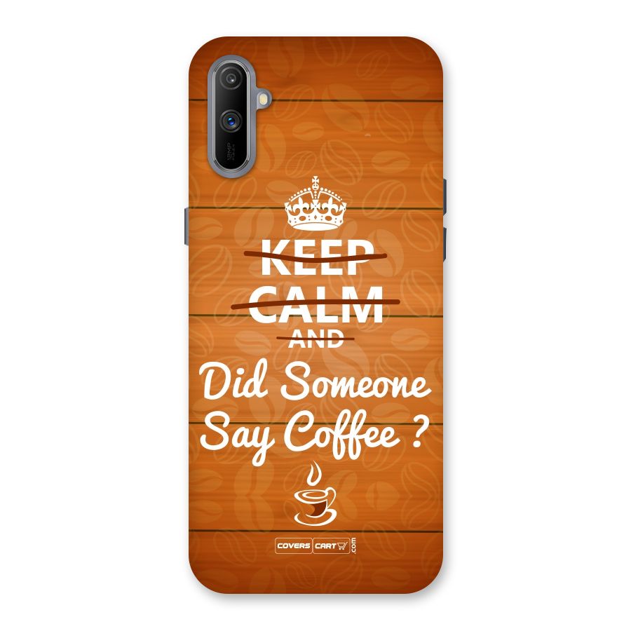 Coffee Ardour Back Case for Realme C3