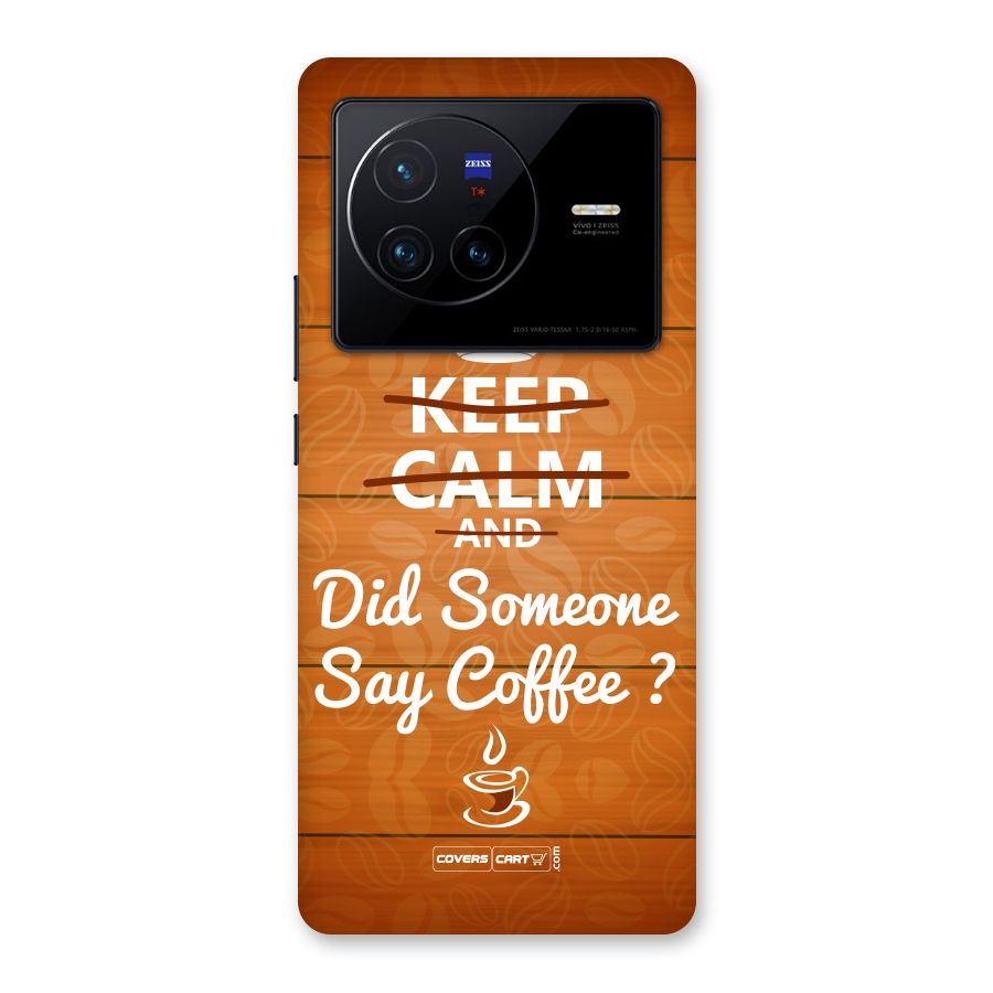 Coffee Ardour Back Case for Vivo X80