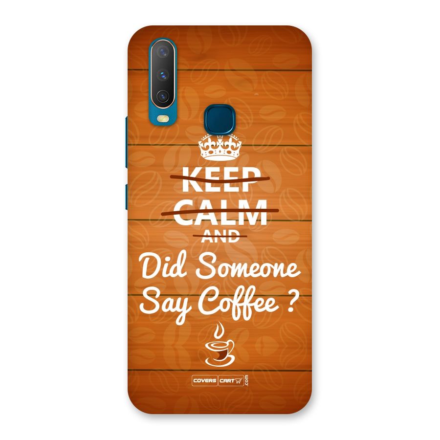 Coffee Ardour Back Case for Vivo Y12