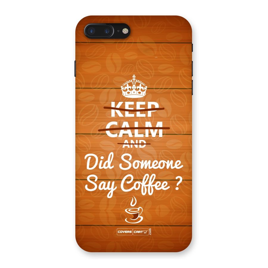 Coffee Ardour Back Case for iPhone 7 Plus