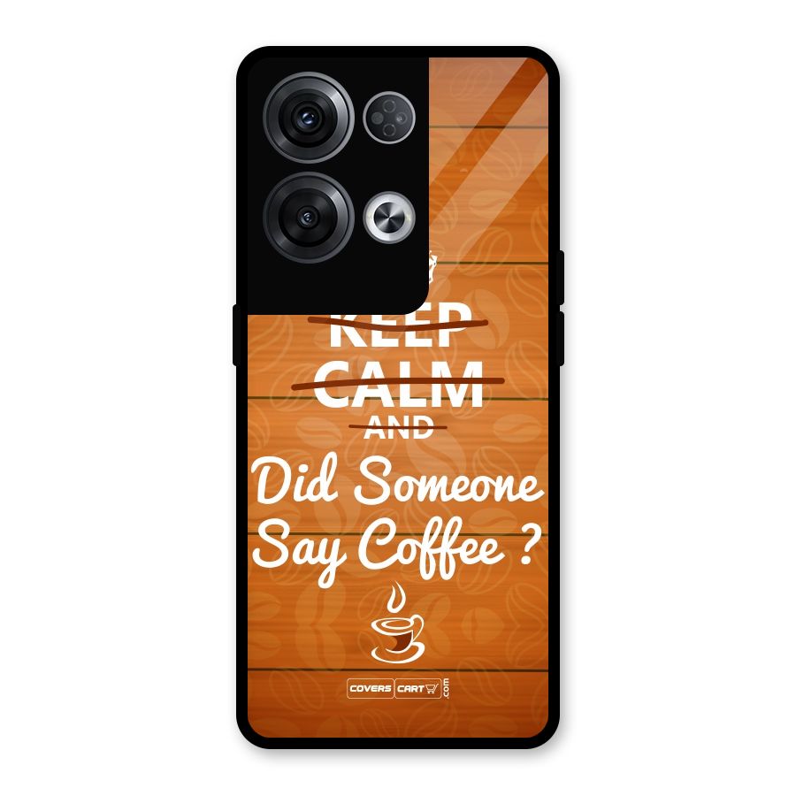 Coffee Ardour Glass Back Case for Oppo Reno8 Pro 5G