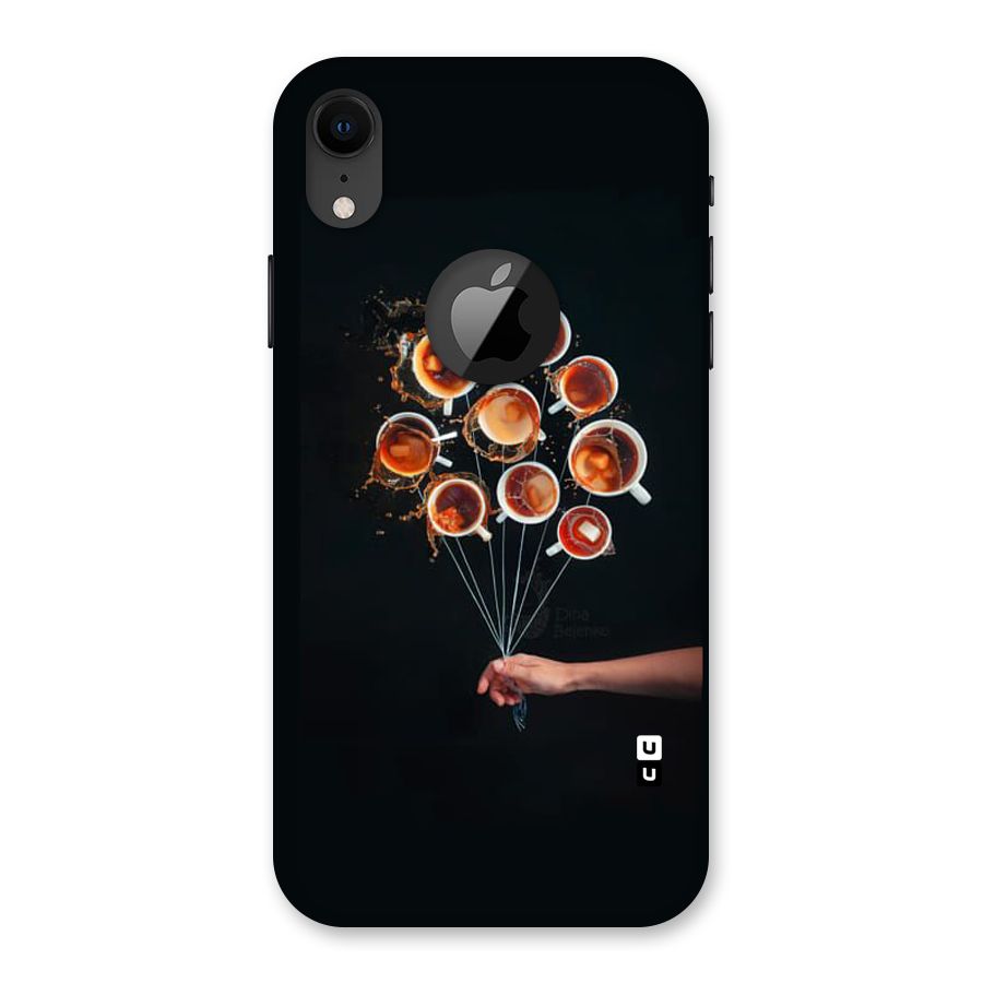 Coffee Balloon Back Case for iPhone XR Logo Cut