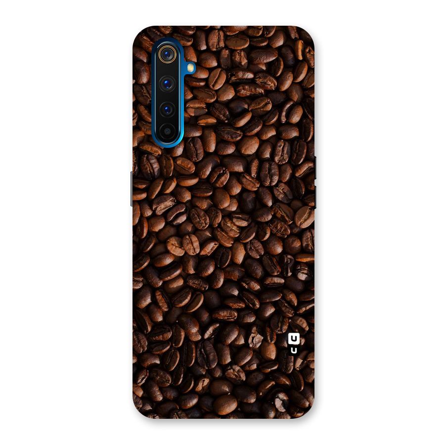 Coffee Beans Scattered Back Case for Realme 6 Pro