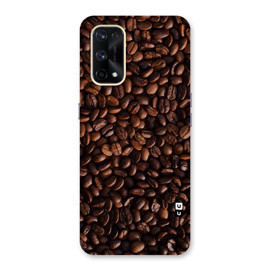 Coffee Beans Scattered Glass Back Case for Realme X7 Pro