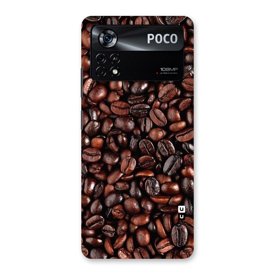 Coffee Beans Texture Back Case for Poco X4 Pro 5G