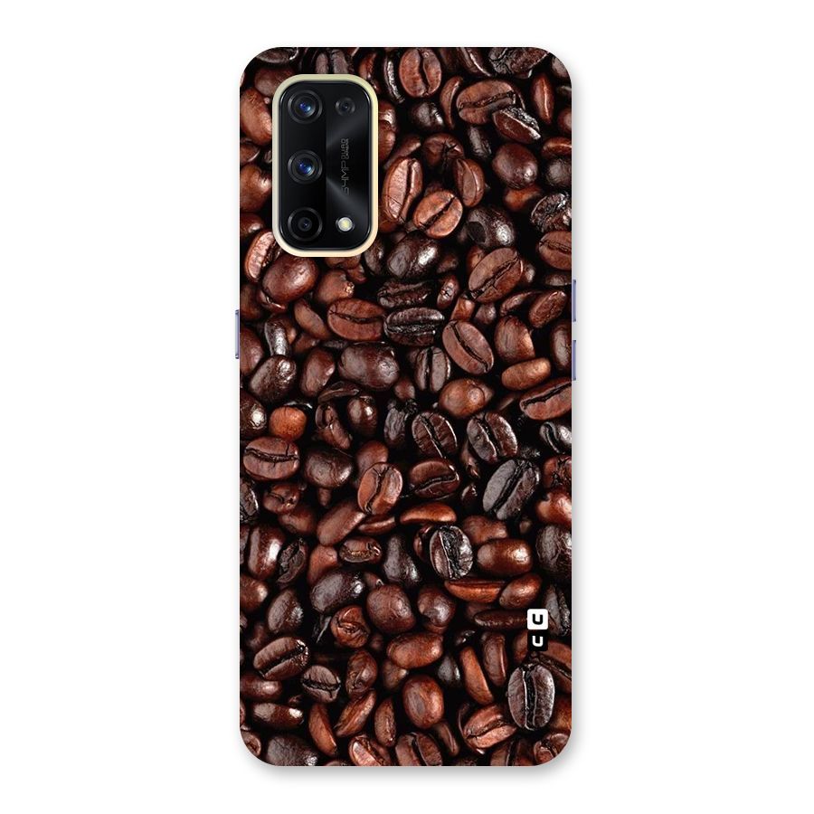 Coffee Beans Texture Glass Back Case for Realme X7 Pro