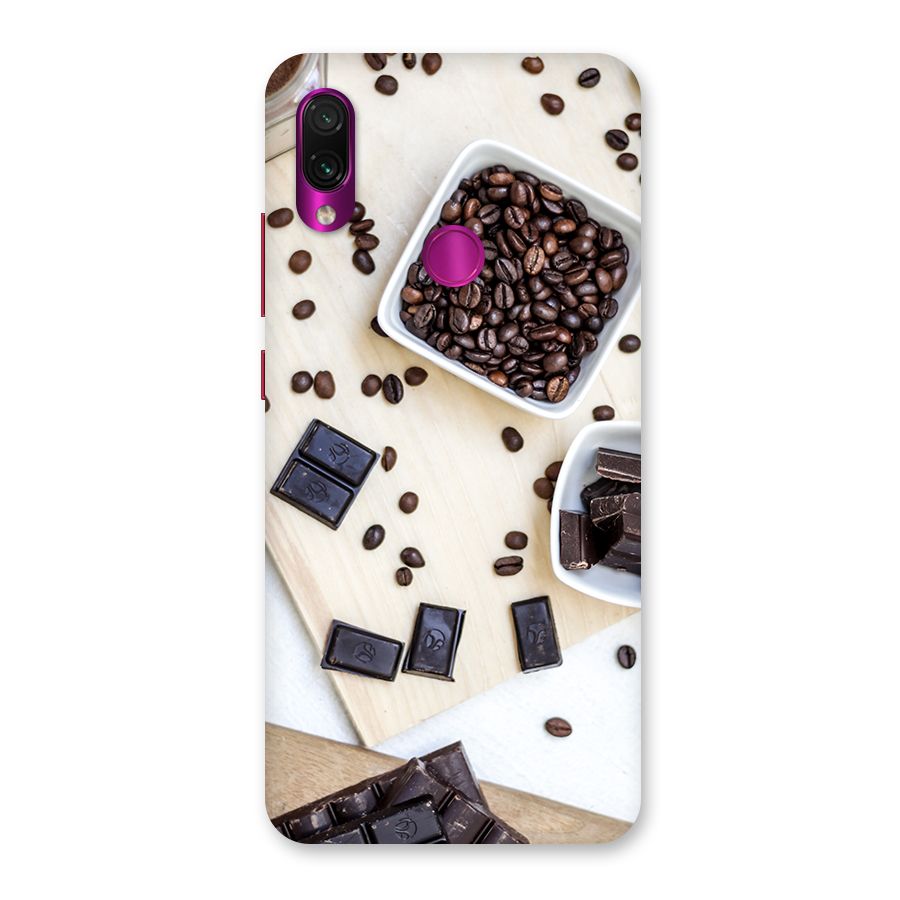 Coffee Beans and Chocolate Back Case for Redmi Note 7 Pro