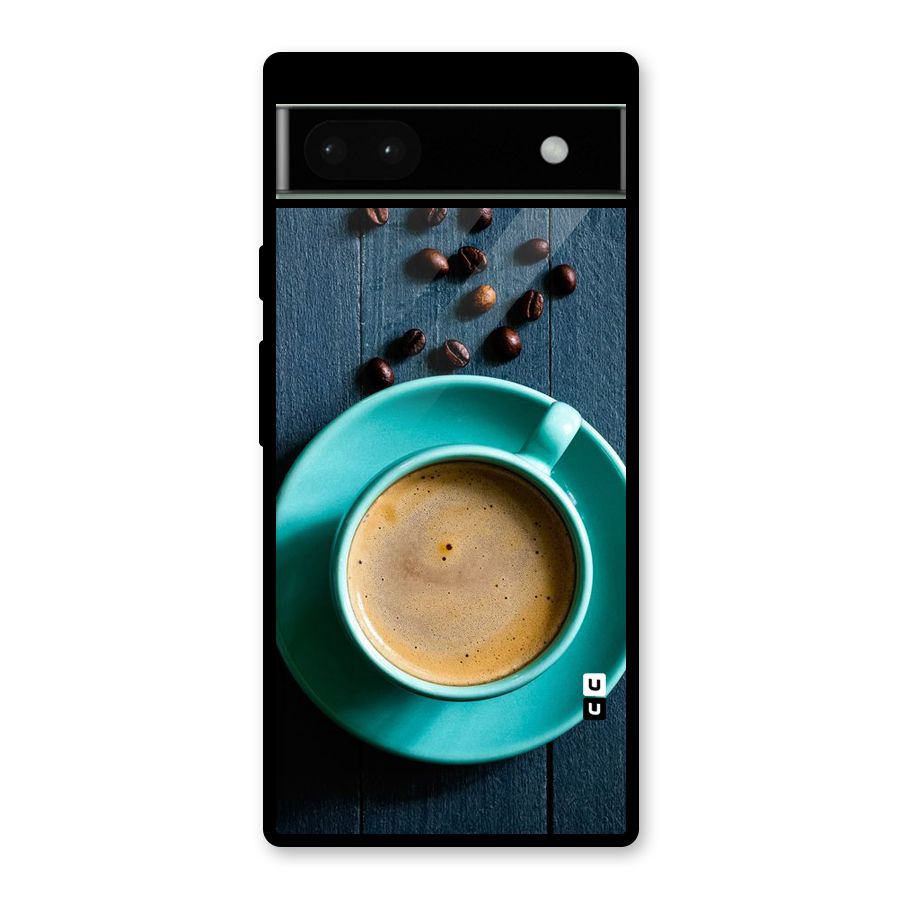 Coffee Beans and Cup Glass Back Case for Google Pixel 6a