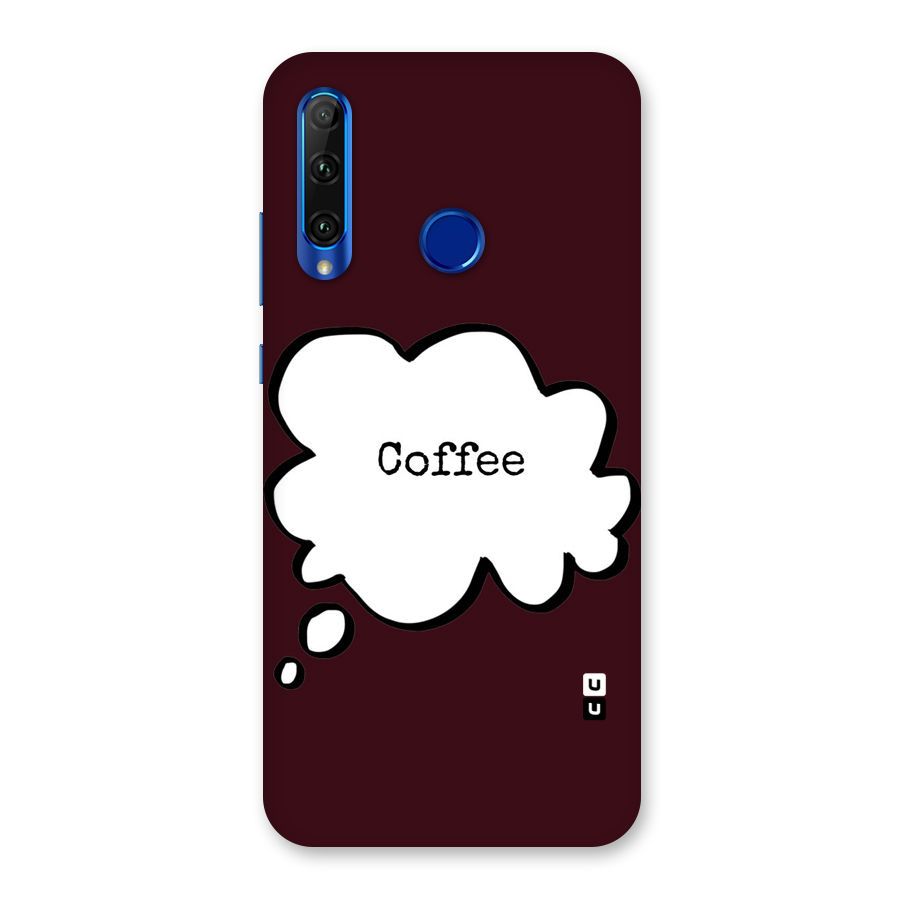 Coffee Bubble Back Case for Honor 20i