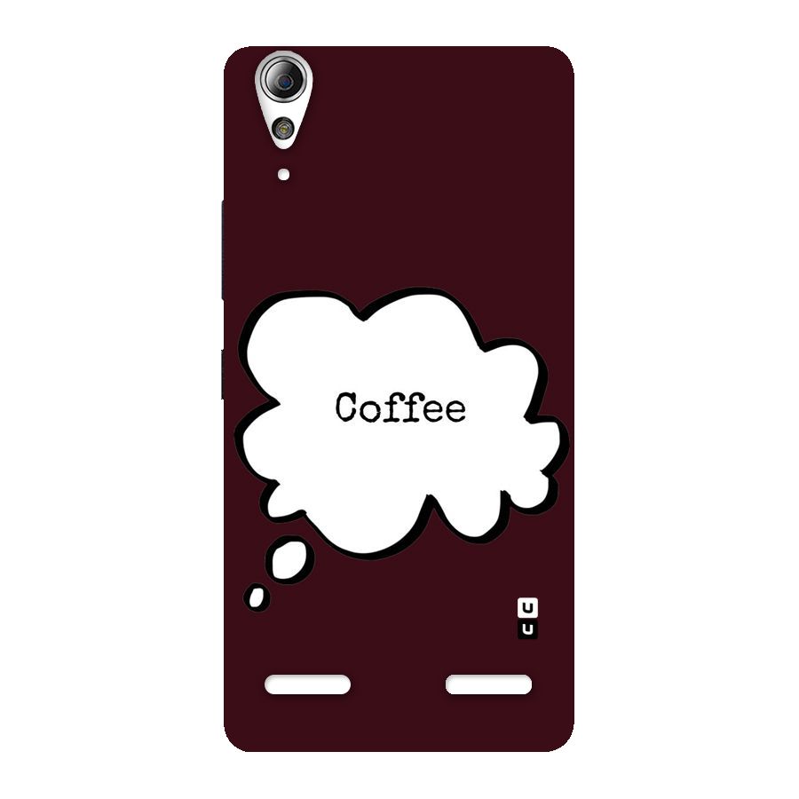 Coffee Bubble Back Case for Lenovo A6000