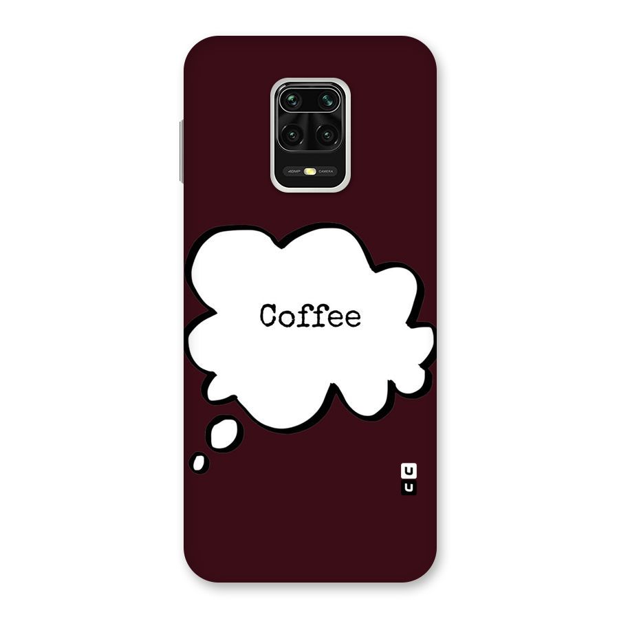 Coffee Bubble Back Case for Redmi Note 9 Pro