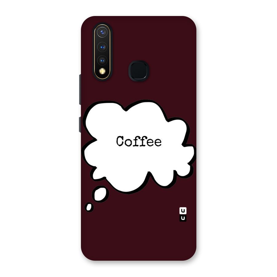 Coffee Bubble Back Case for Vivo U20