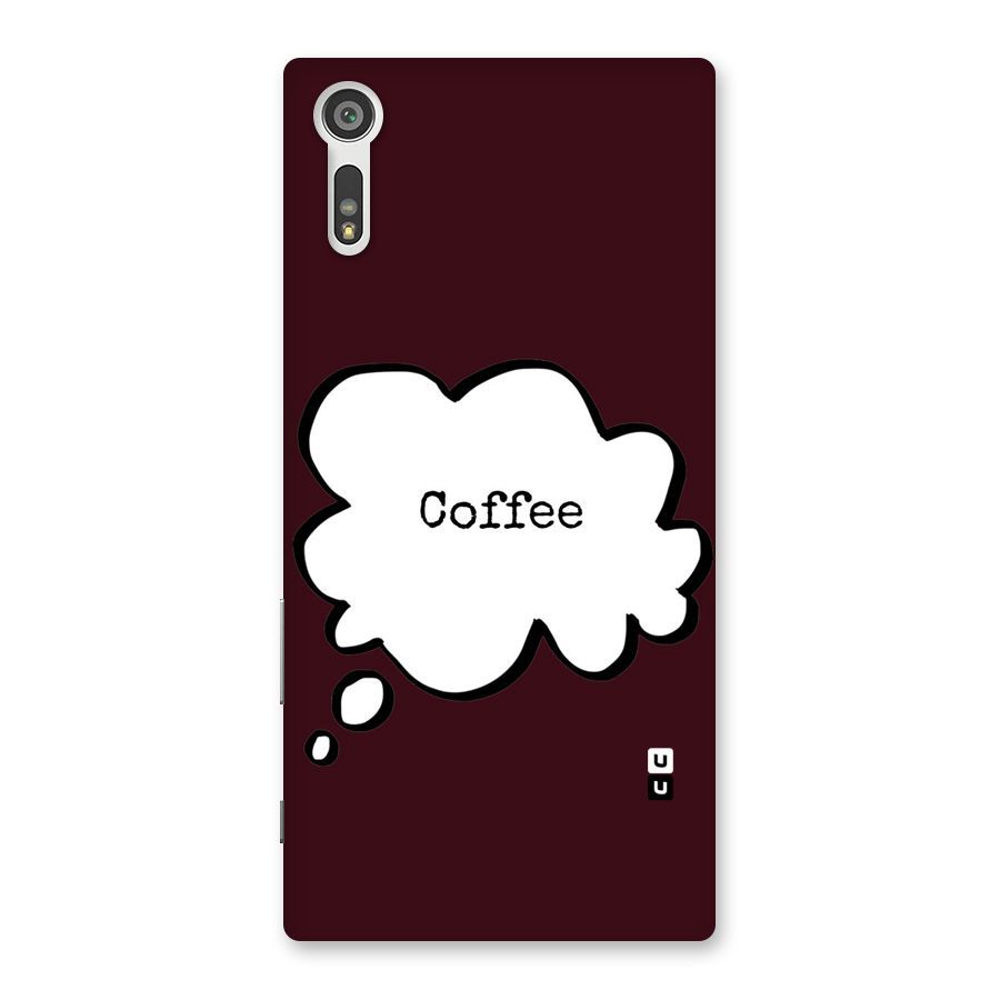 Coffee Bubble Back Case for Xperia XZ