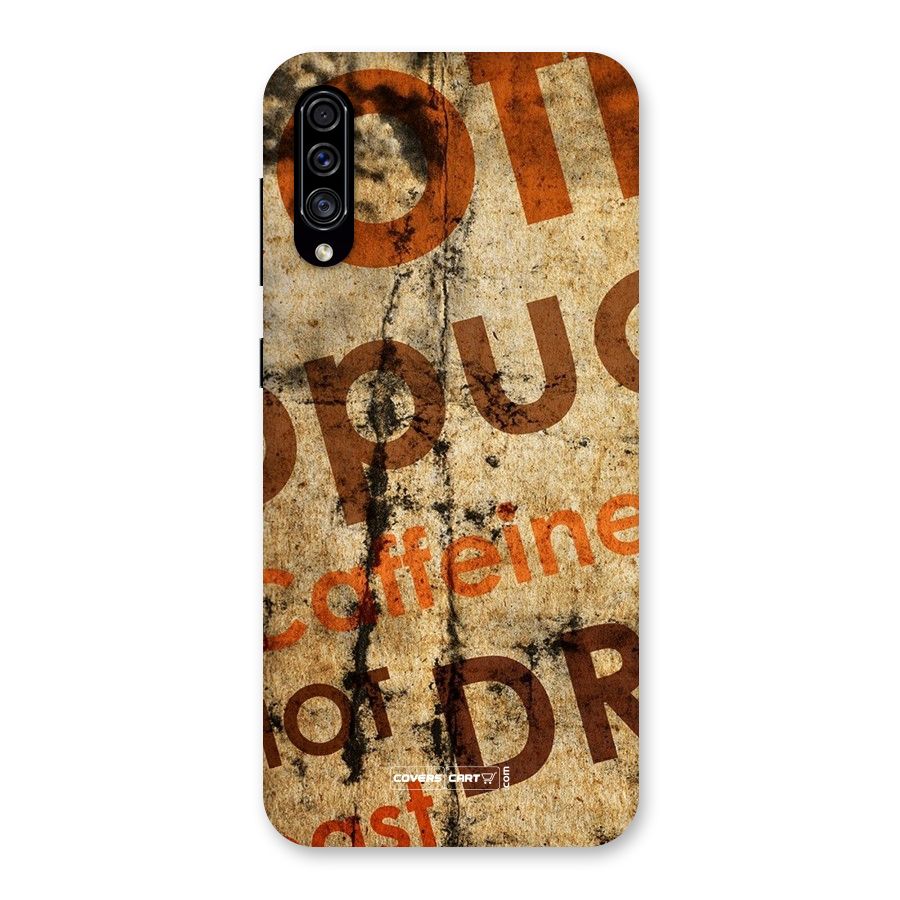 Coffee Caffeine Back Case for Galaxy A30s