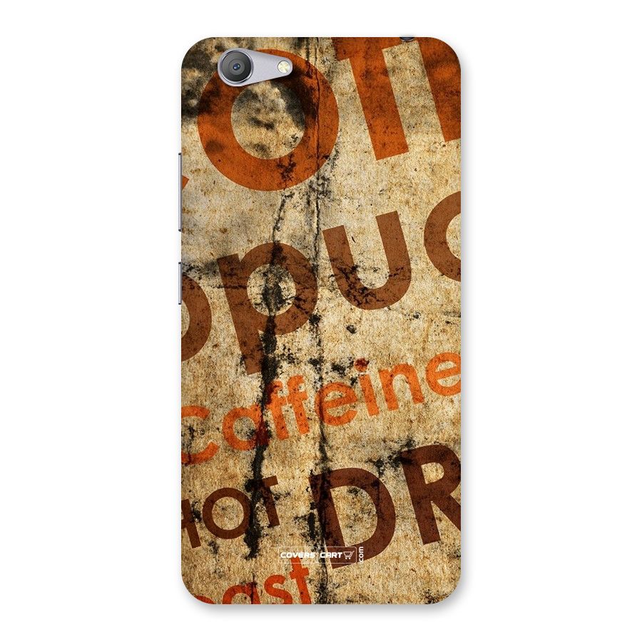 Coffee Caffeine Back Case for Vivo Y53