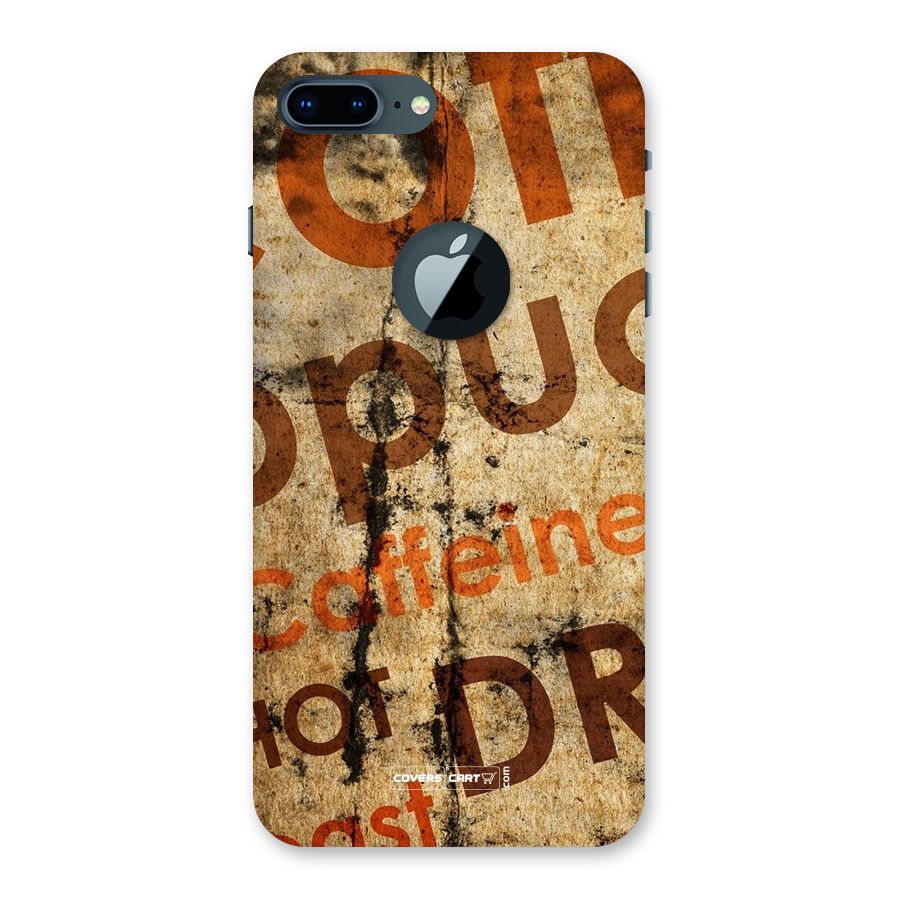 Coffee Caffeine Back Case for iPhone 7 Plus Logo Cut