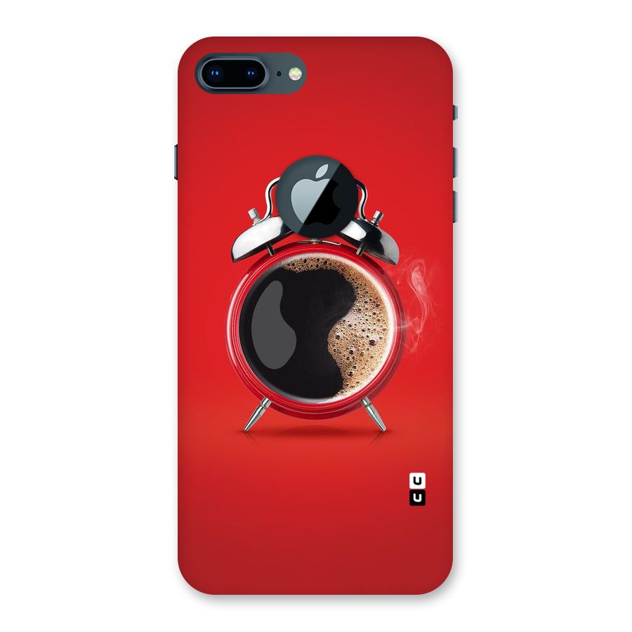 Coffee Clock Back Case for iPhone 7 Plus Logo Cut