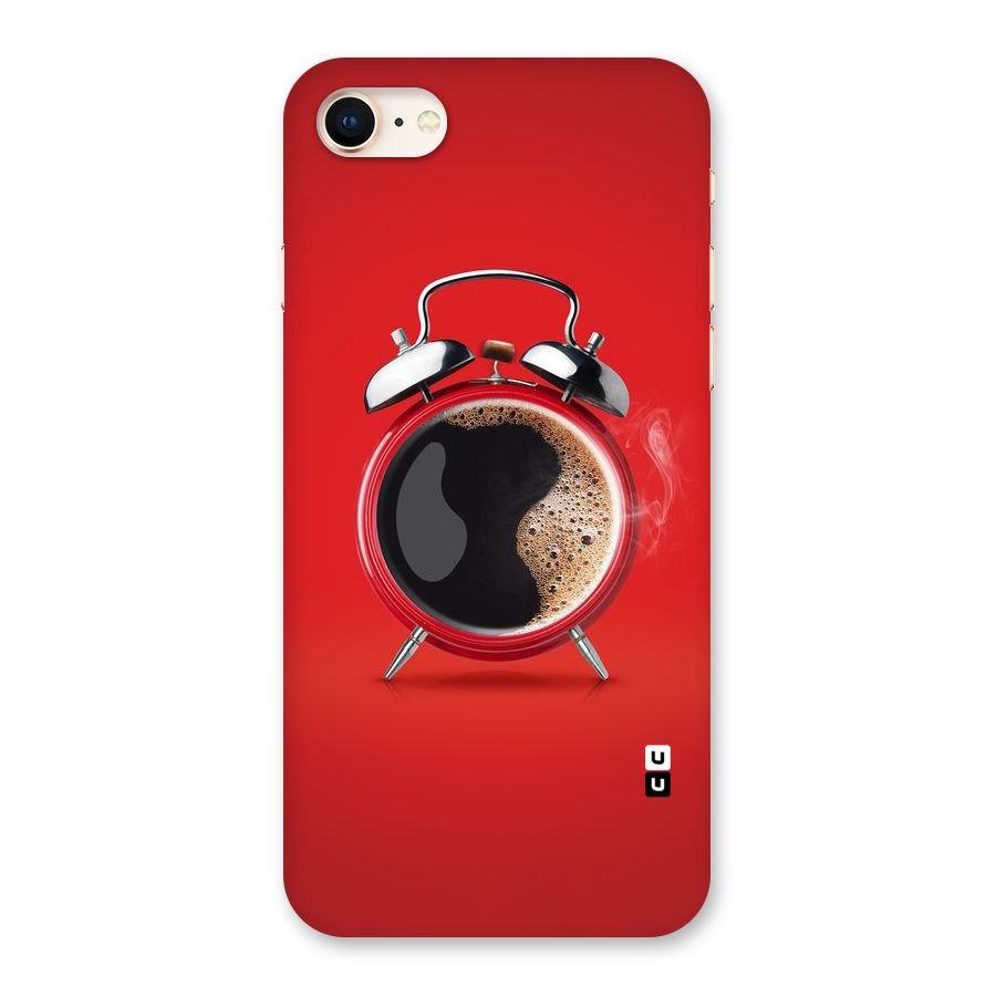 Coffee Clock Back Case for iPhone 8
