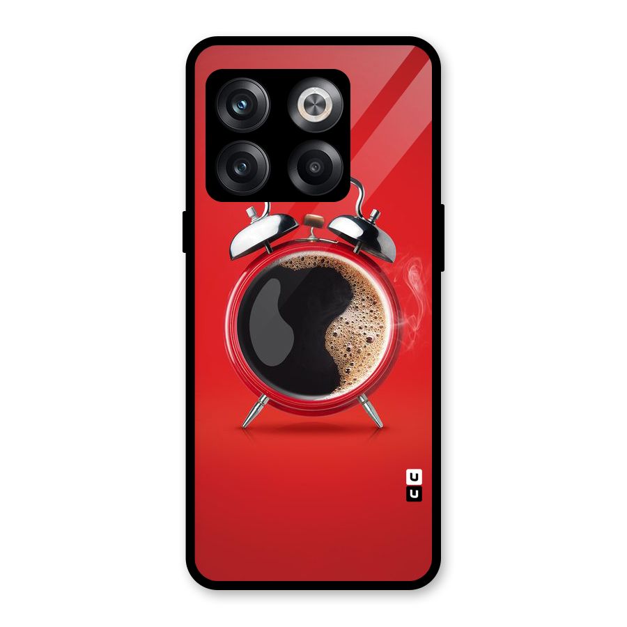Coffee Clock Glass Back Case for OnePlus 10T