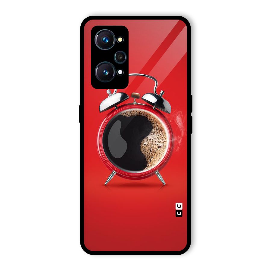 Coffee Clock Glass Back Case for Realme GT 2