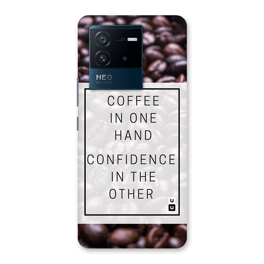 Coffee Confidence Quote Back Case for Vivo iQOO Neo 6 5G