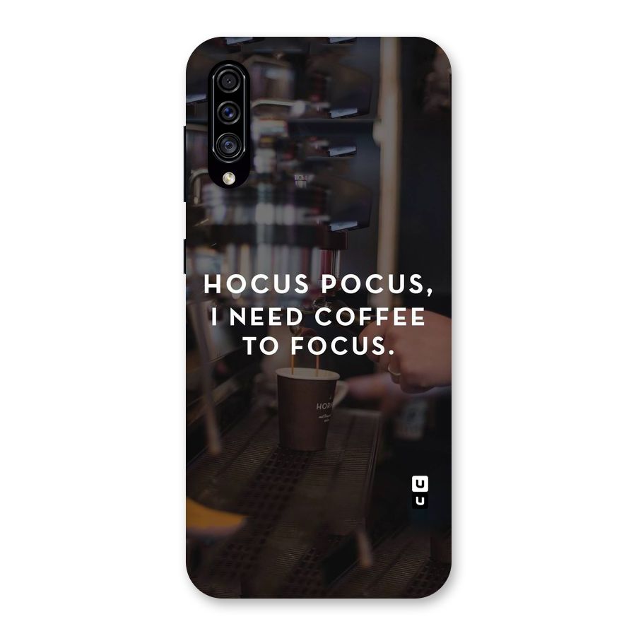 Coffee Focus Back Case for Galaxy A30s